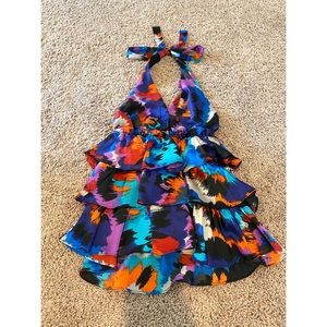 Multi-colored Halter Top